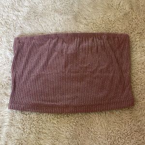 Pink sparkle tube top